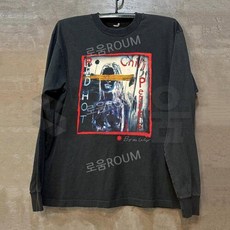 레드 핫 칠리 페퍼스 RHCP 순면 긴소매 블랙 맨투맨 티셔츠 유니섹스 긴팔티