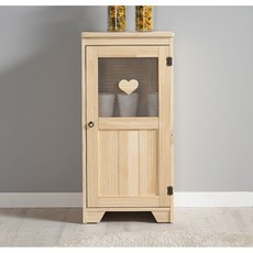 부엌틈새 2단 원목 수납장 겸 정수기대(40cm) 보조 붙박이 키친 가구 정리, 01.단문(내추럴)