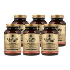 솔가 엘 라이신 500mg 100정 (식물성캡슐) Solgar L-Lysine 500mg 100정- 6개 SET]