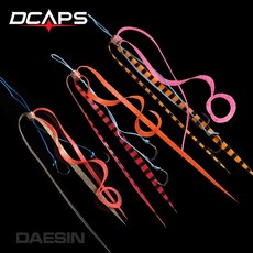 디캡스 캡스 타이라바 스커트 3세트 유동식 참돔타이라바, 3개, 0.5g, 06 DS-11374 골드펄&형광오렌지펄