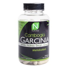NutraKey Cambogia Garcinia 1250mg 膠囊, 90 件, 1個