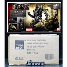 threezero 復仇者聯盟：無限傳奇 鋼鐵人 Mark 7 DLX 黑金限定版, 1個