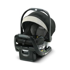 Graco 스너그라이드 스너그핏 DLX 카시트 추가 안전을 위한 바가 있는 스너그락 설치 카시트, Pierce, No Style Name