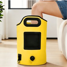 BLACK K7 다기능 접이식 발 족욕통 관절보호 종아리마사지 QNXW-12, 노란색, 1개