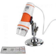 셀레스트론 랩스 디지털 2MP 휴대용 현미경 20배 200배 배율 사진 동영상 캡처 LED 조명 및 편광 필터 스탠드 포함 Windows Mac과 호환 가능, Deluxe Handheld, Deluxe Handheld