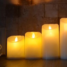 LED초 촛불 양초 캔들 프로포즈 2p, 7.5x12.5cm