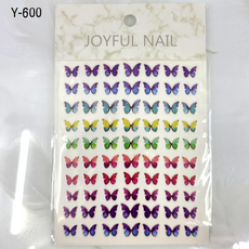 뷰티빈 나비네일스티커, Y-90, 1개