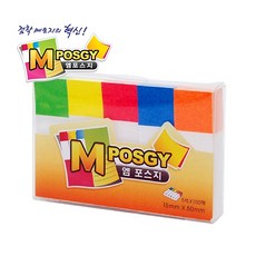 엠포스지 페이지마커 파스텔5색 15X50, 3개