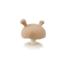 mombella 啾比小蘑菇固齒器套組, 焦糖奶茶, 1個