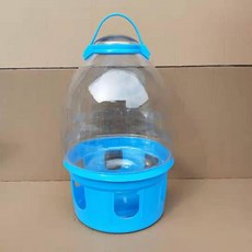 닭 급수기 대형 물그릇 병아리 조류용 열선 동파방지, 1개, 10l 프리미엄 투명 두꺼운