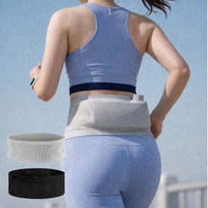 360도 수납 통기성 좋은 허리밴드 러닝벨트 cP07157ea, 1개, 블랙
