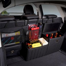 진알버트 RV SUV 가죽 트렁크정리함 자동차 정리함, 1개