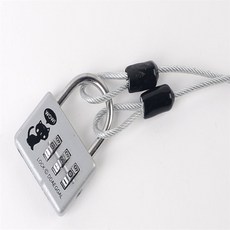 더번지 와이어 케이블 2M 와이어자물쇠