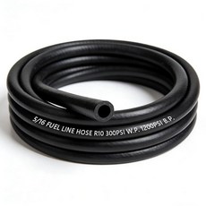 0.8cm(5/16x2.54cm) 연료 라인 호스 300 PSI R10 푸시 락 호스 - 가스 디젤 E85 오일 및 유압 오일용 - 연료 펌프 공급 및 리턴 라인을 위한 유연한