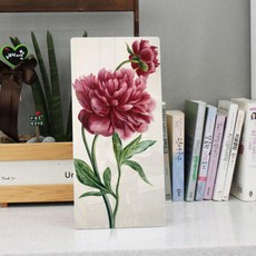 tc804-폼아크릴액자18CmX38Cm_부귀의모란꽃그림