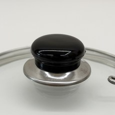 유리뚜껑 손잡이 꼭지 냄비뚜껑 부품 교체용 꼭지, 1개, 블랙