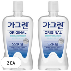 가그린 오리지널 구강청결제, 1.1L, 2개