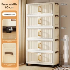 수납장 가정용 카트 수납장 서랍형 수납장 거실 이동식 랙 플라스틱, 03 1단 (바퀴 미포함)