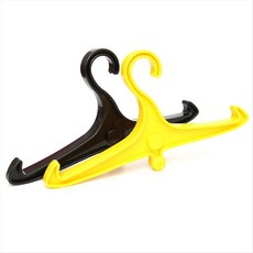 2PCS 스쿠버 다이빙 잠수복 옷걸이 드라이 슈트 다이빙 접이식 지주 코트 홀더 다이빙 수영복 잠수복 옷걸이, 블랙&amp;옐로우