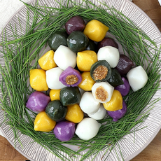 오색송편 혼합 550gx1, 1개, 550g