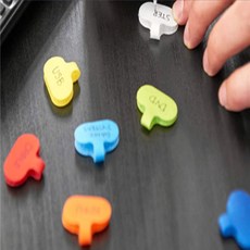 케이블 고정 정리 용품, 파랑, 1개, 파랑