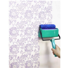 무늬 롤러 페인트 벽 패턴 로라 미장, 1개, 하늘색 5인치 087Y 블루 롤러