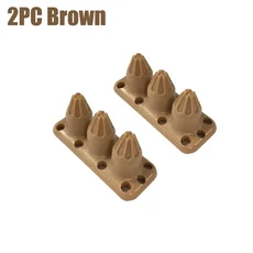 2PCS 마그네틱 방어 전투 안전 스터드 Kuba Kickz 부츠 무술 생존 도구 하이킹 액세서리, 02 2pc Brown
