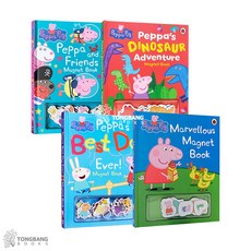 (영어원서) Peppa Pig 마그넷북 4종 세트