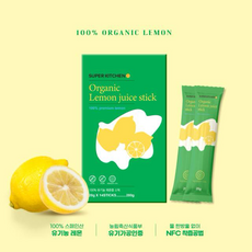 오가닉 100% 유기농 레몬즙 스틱, 1개, 280g