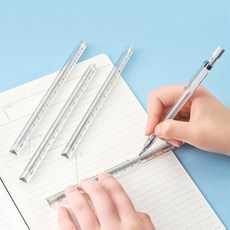 20cm 투명 삼각자 각도자 투명삼각자 문구도구, 1개, 상세페이지 참조