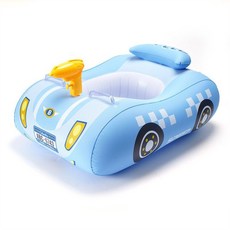 물놀이 대형 탱크튜브 물대포 물총 튜브 어린이 특이한 비행기 인싸템 보트, 블루 자동차+물총 (1-6세)