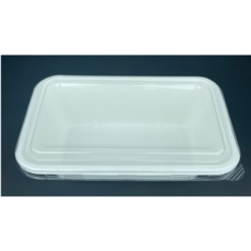 [CLS+] 직사각 펄프용기(500ml~1000ml) 공용뚜껑, 500개입, 1개