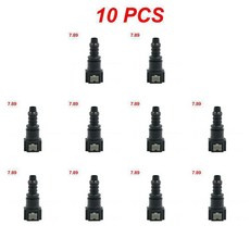 차량 연결 커플러 7 라인 호스 연료 액세서리 ID8 고무 퀵릴리즈 파이프 10개 89 자동차 자동 커넥터, 7.89 ID8 10PCS 1