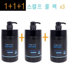 포리온 스칼프 쿨 헤어팩, 1L, 3개