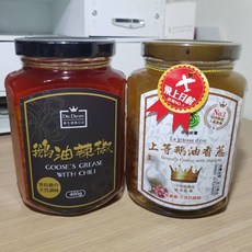 DR.DIARY 鵝油辣椒 鵝油香蔥 超值組 料理用油, 1個, 一組 兩罐(鵝油)