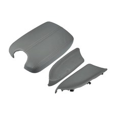 A크롭IX 팔걸이 박스 패드 홀더 자동차 센터 콘솔 커버 혼다 어코드 PU 가죽 플라스틱에 적합 - 1팩 그레이_154410, A크롭IX 팔걸이 박스 패드 홀더 자동차 센터 콘솔 커