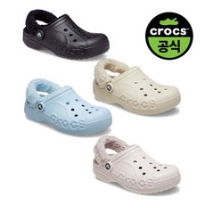 크록스 슈즈 크록스공식 성인 BAYA LINED FUZZ STRAP CLOG 4종 택1 25FUCL206633