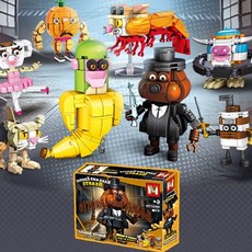 조립블록 피규어 캐릭터 로봇 변신 교육완구 창의력 개발, 1개, 상세페이지 참조