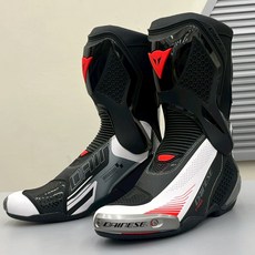『Riderment』實體店 2025最新款 Dainese Torque 4 AIR 黑白紅 中高階競技車靴 公司貨, 1個