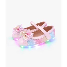 KIPHANT LED 레인보우 허니콤 펄 여아 구두