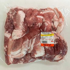 지리산 흑돼지 앞다리살 불고기용, 3kg, 1개