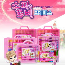 동아교재 12 크레파스 24, 1개, 24색, 소피루비