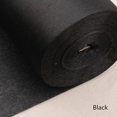 25g 45g 100cm 회색 흰색 검정색 부직포 심지 앰프 안감 다림질 패치워크 접착 단면, 블랙 25g, 1개