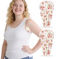 RoamReady 림프부종 겨드랑이 베개 대형 유방 절제술 베개 수술 후 면 덩어리 절제술 회복 용품 겨드랑이 통증 완화용 브라운 2개 (브라운 라지), 레드 플로럴