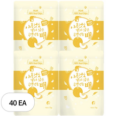 아무것도 넣지않은 동결건조 칩, 40개, 15g