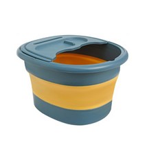 에나수 테슬러 간편 폴딩 접이식 족욕기, 1개, 블루