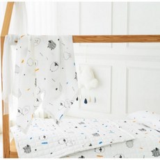 예스 낮잠 더크린 2color 풍기인견이불 어린이집홑이불 풍기인견요루, 홑이불_블루