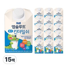 앱솔루트 킨더밀쉬 (소비기한 2026년 5월 2일), 200ml, 15팩