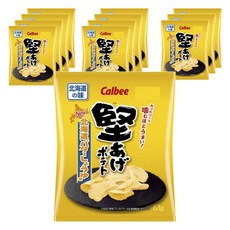 Calbee 卡樂比 厚切北海道奶油醬油風味洋芋片, 12個, 63g