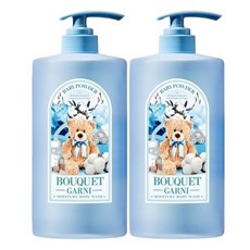 부케가르니 모이스처 바디워시 베이비파우더향 1L x2개, 2개